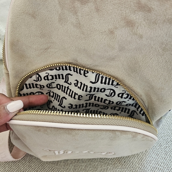 SOLD! Juicy Couture Velour Backpack - Picture 6 of 12